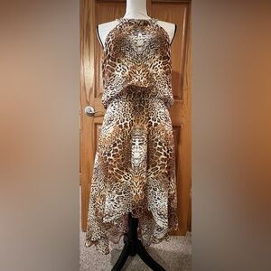 Bisou Bisou Beautiful Hi-Low Backless Dress